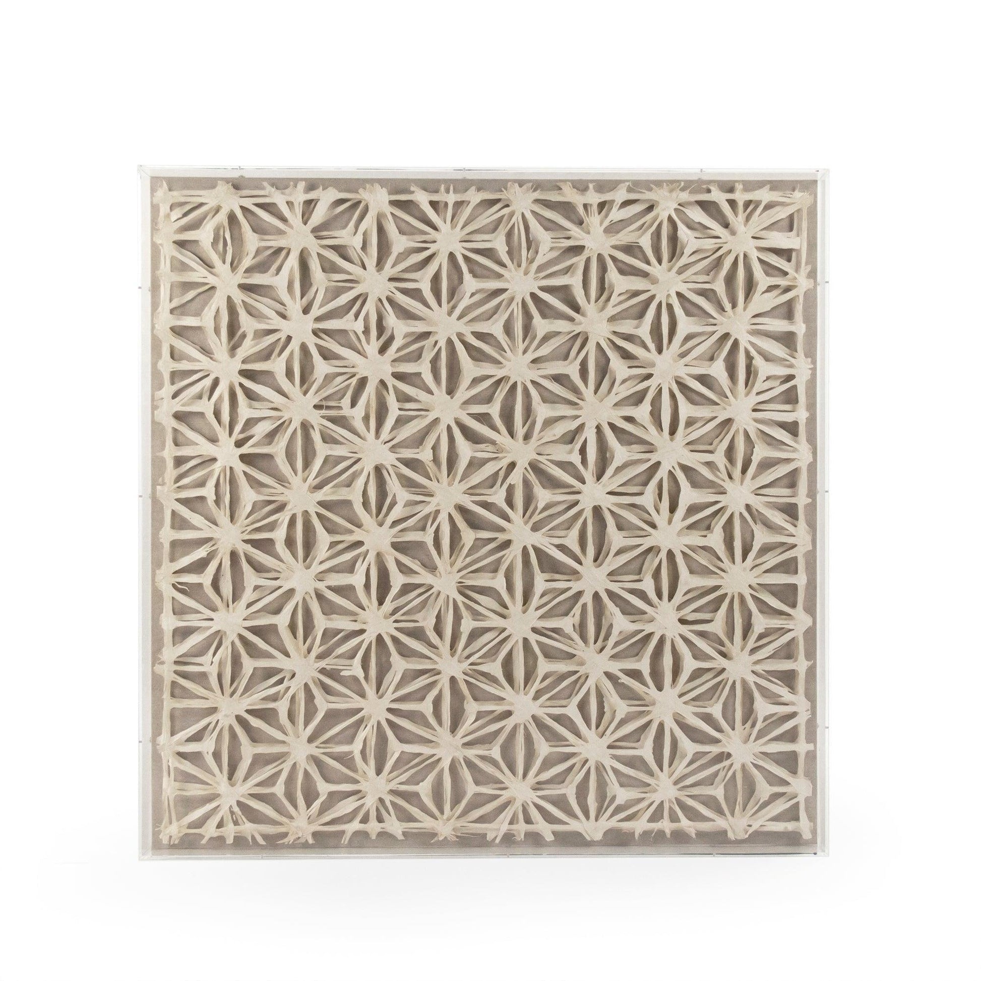 Abstract Paper Acrylic Framed Art ZEN30190 FredCo