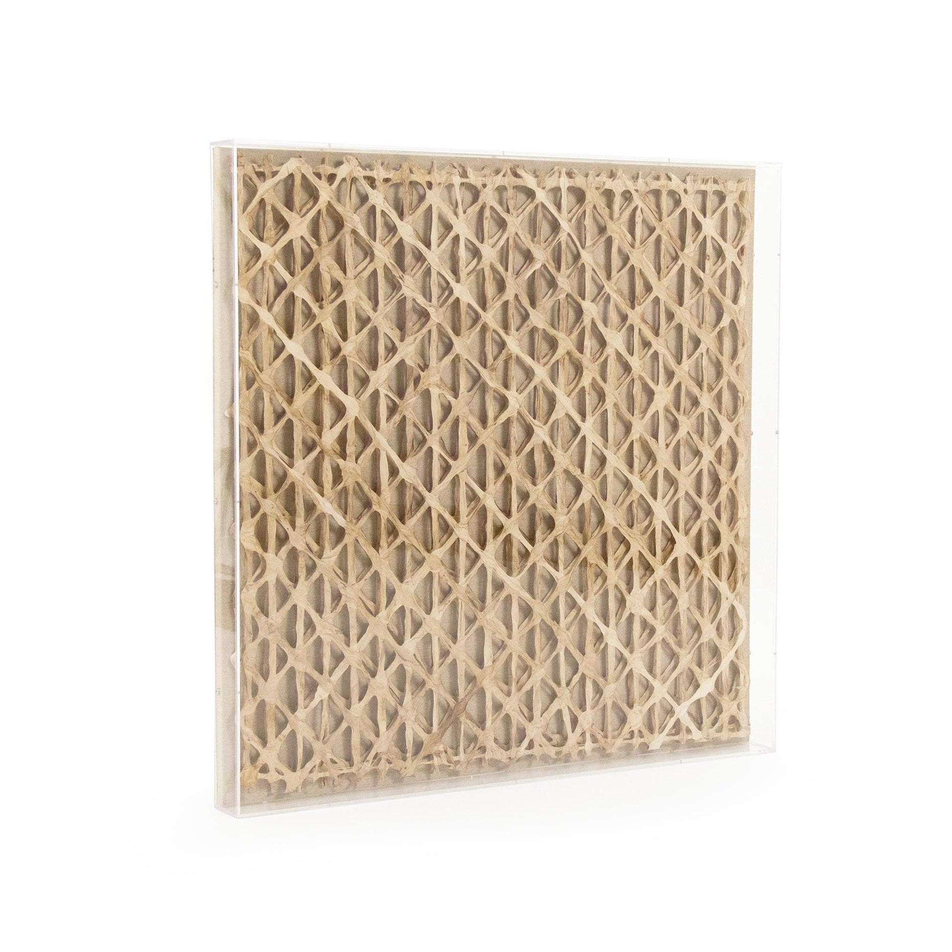 Abstract Paper Acrylic Framed Art ZEN30202A FredCo