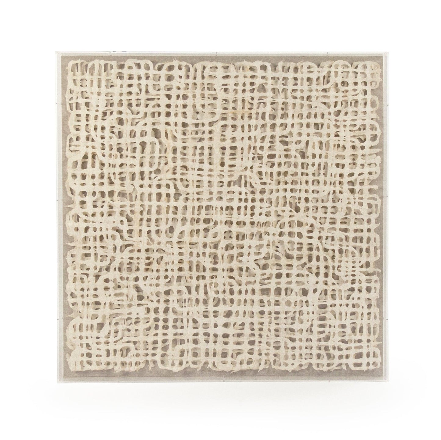 Abstract Paper Acrylic Framed Art ZEN30203C FredCo