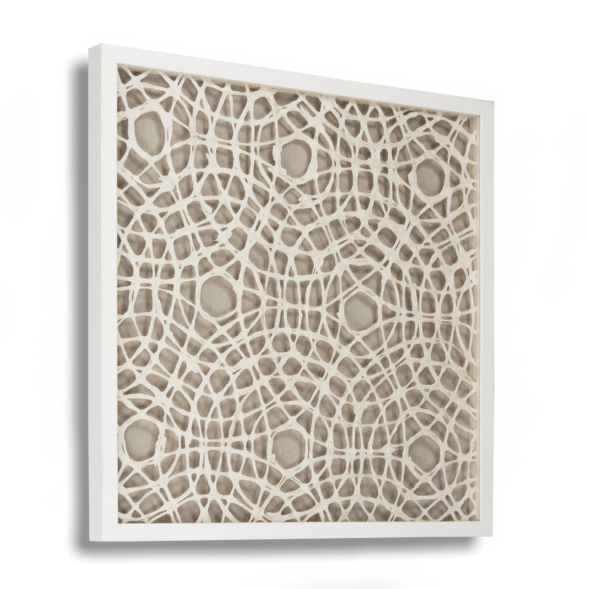 Abstract Paper Framed Art ZEN21817B FredCo