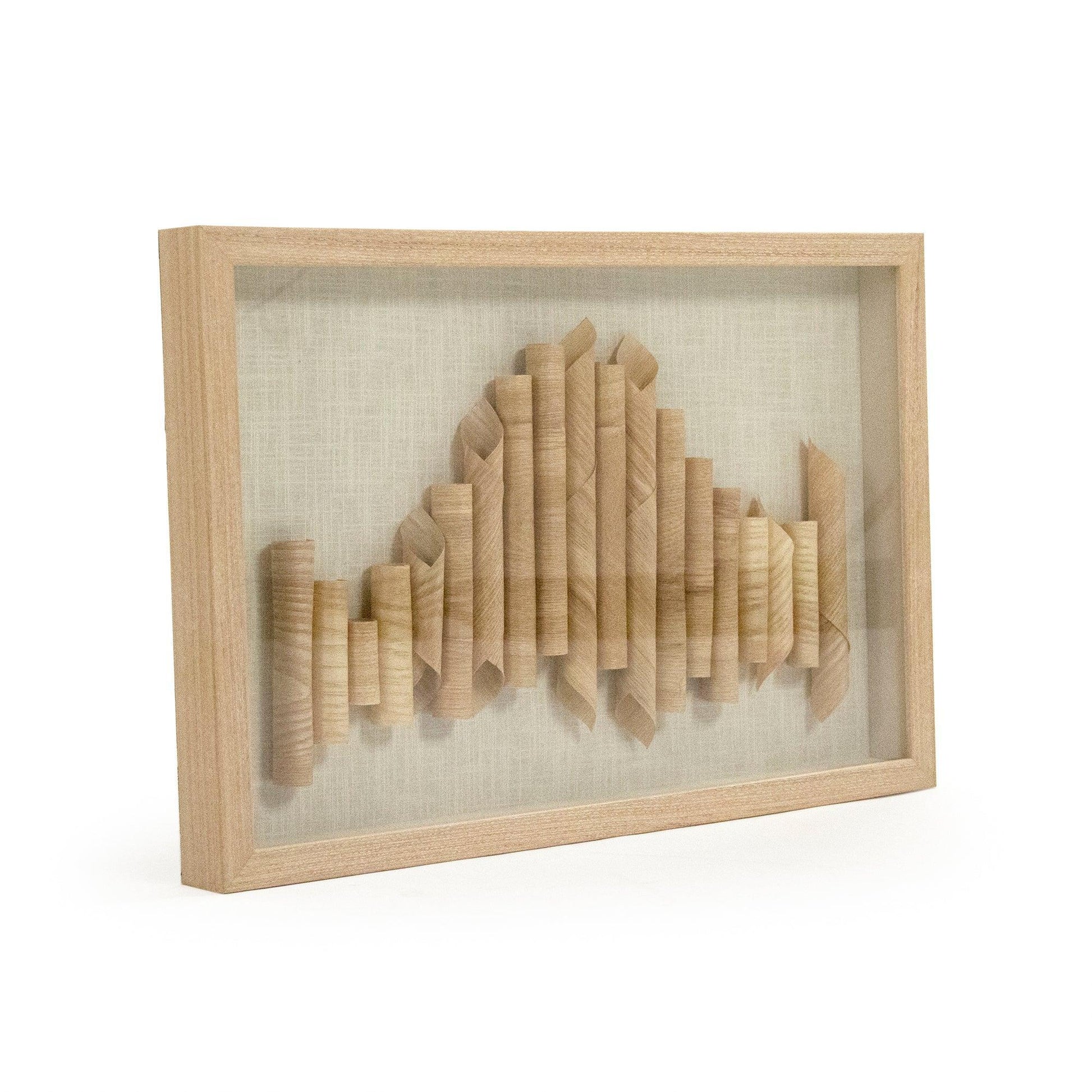 Abstract Paper Framed Art ZEN22078A FredCo