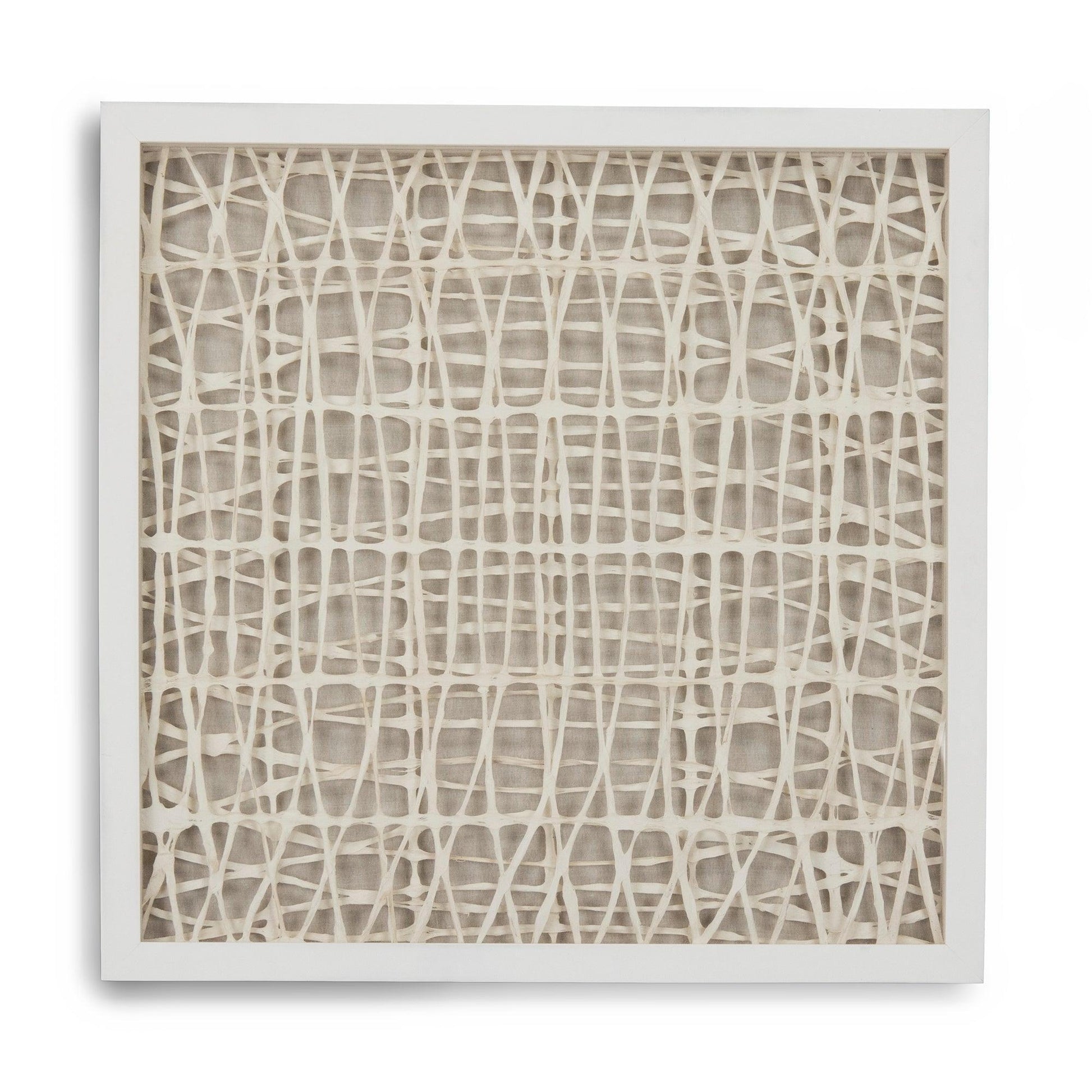Abstract Paper Framed Art ZEN22165C FredCo