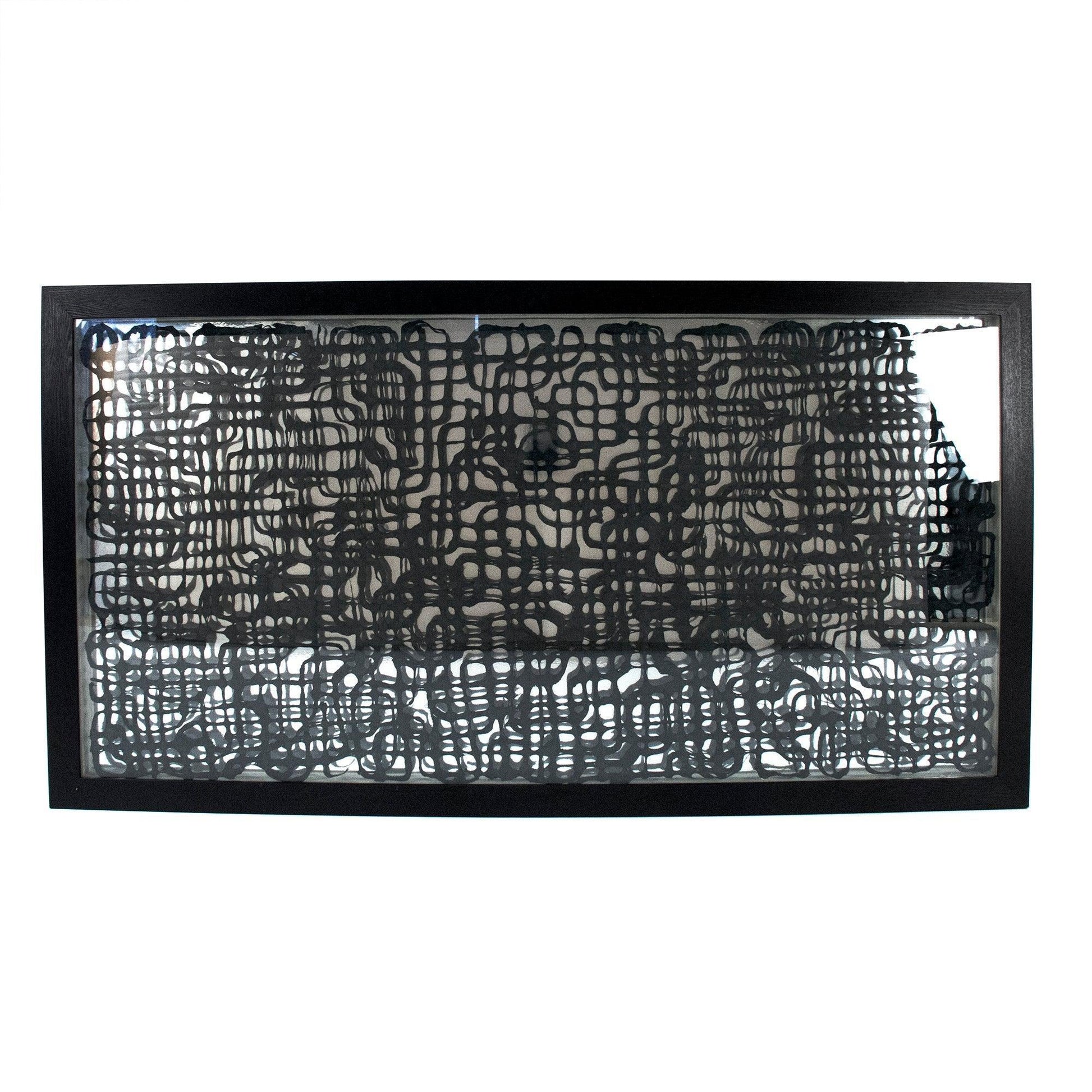 Abstract Paper Framed Art ZEN22640B FredCo