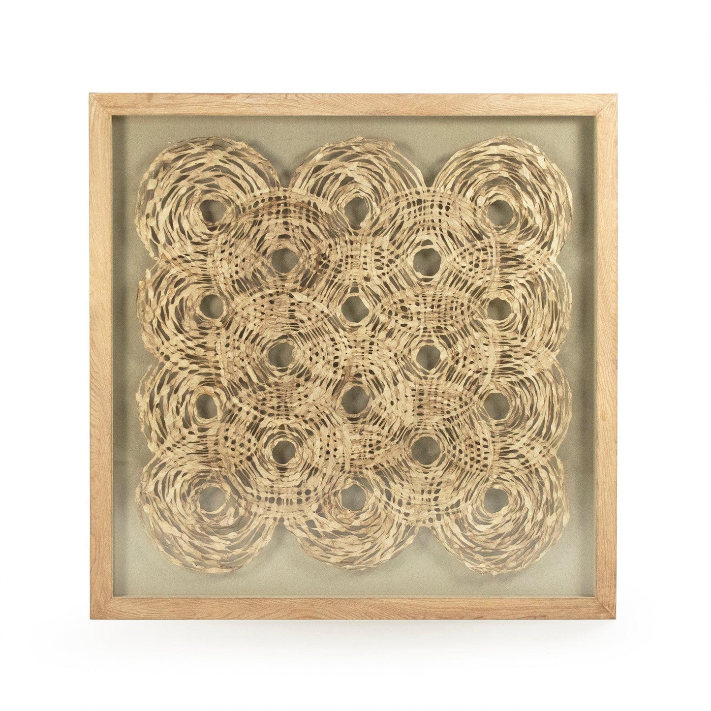 Abstract Paper Framed Art ZEN25133A FredCo