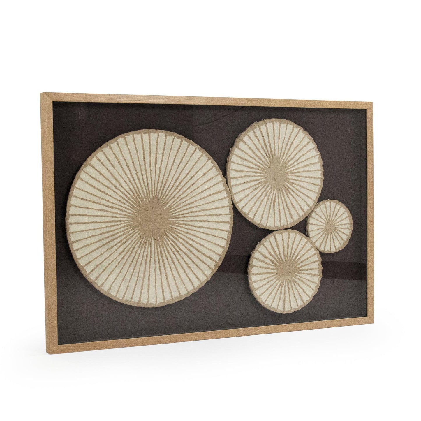 Abstract Paper Framed Art ZEN30423 FredCo
