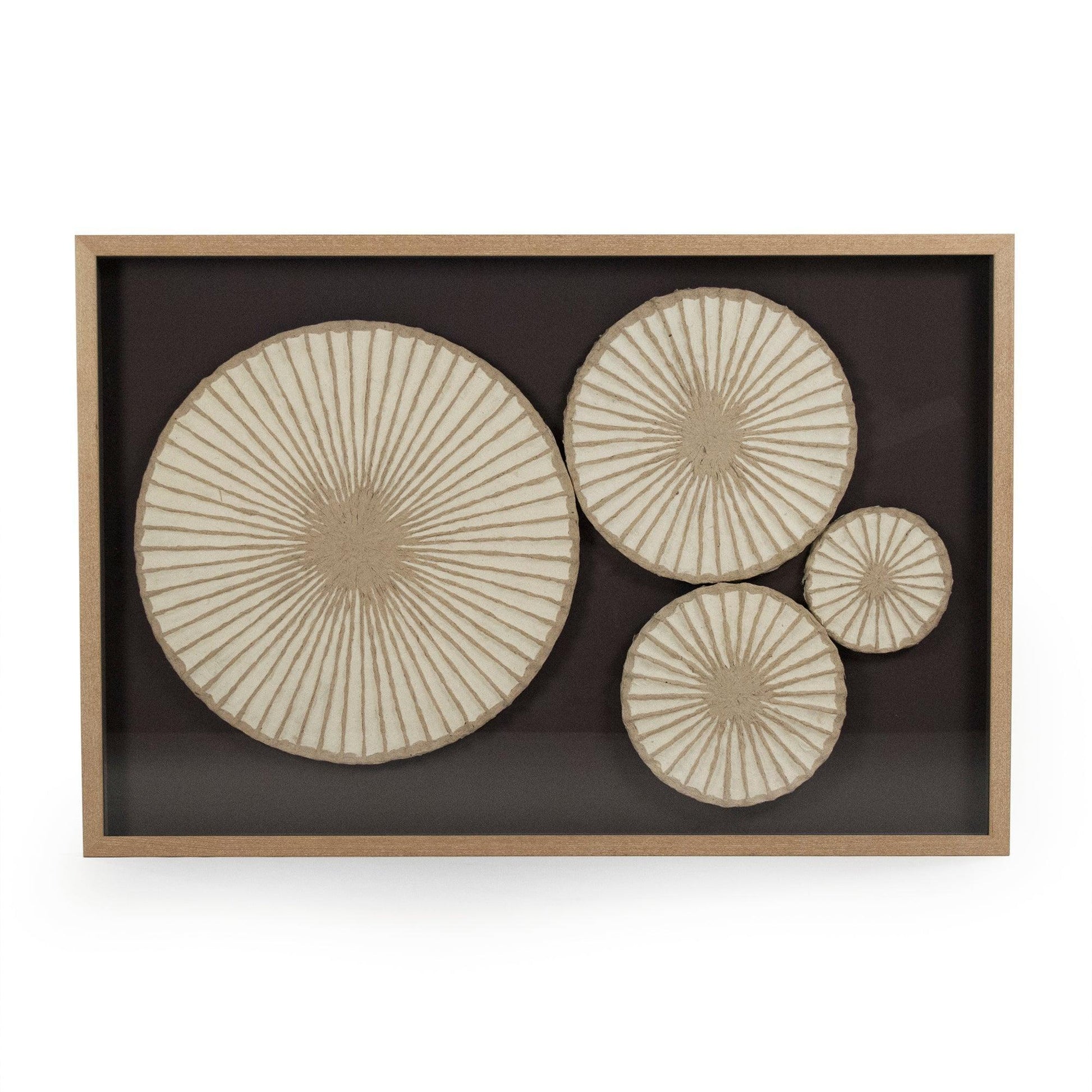 Abstract Paper Framed Art ZEN30423 FredCo