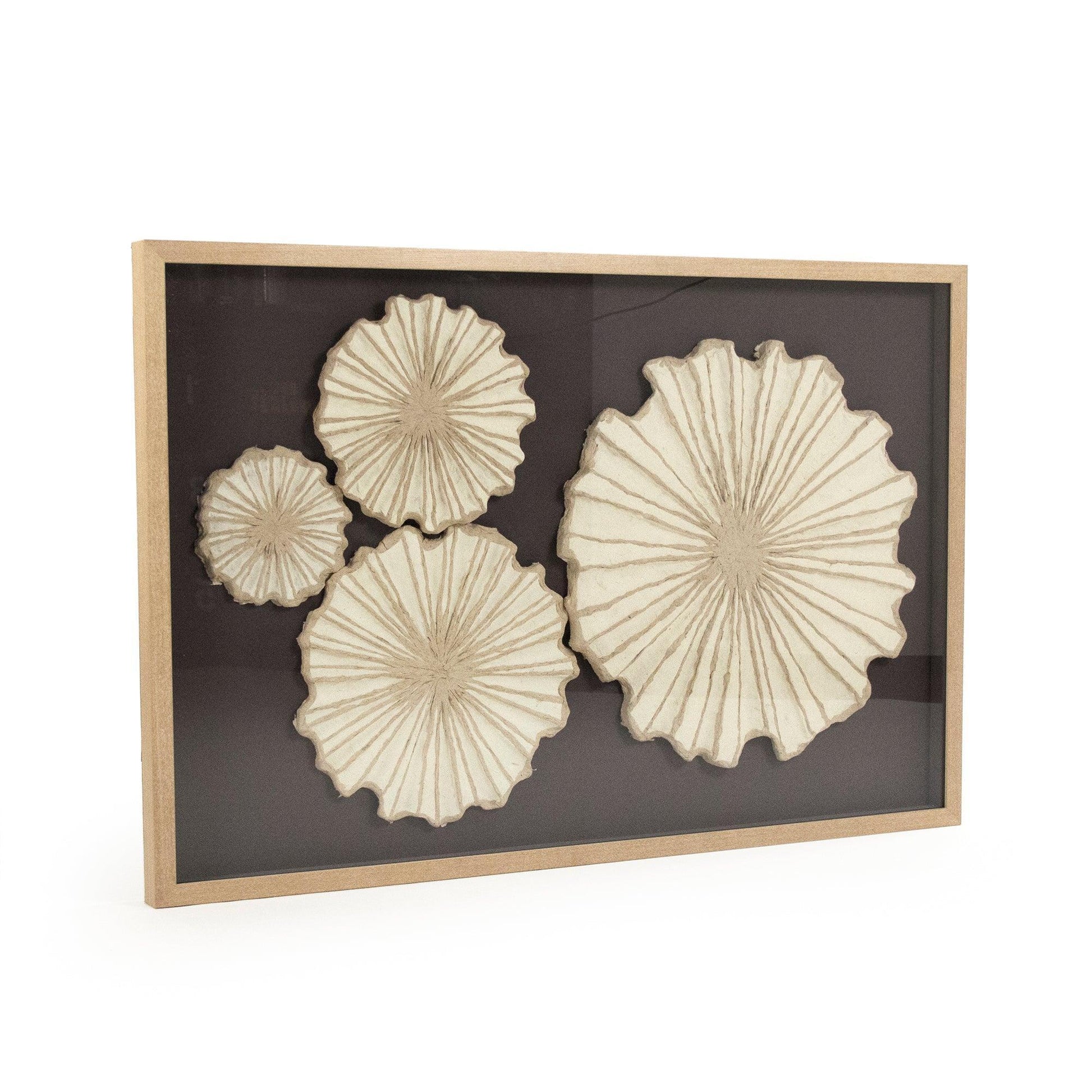 Abstract Paper Framed Art ZEN30423B FredCo