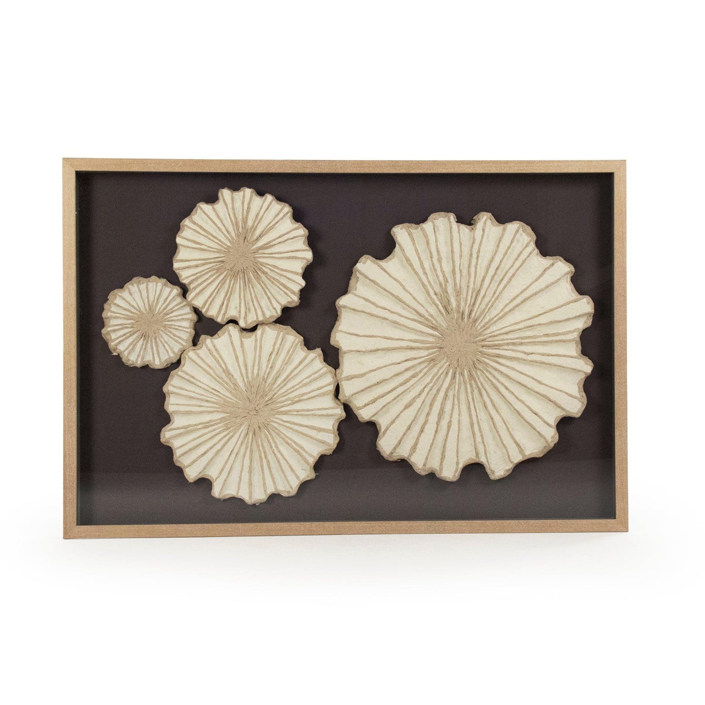 Abstract Paper Framed Art ZEN30423B FredCo
