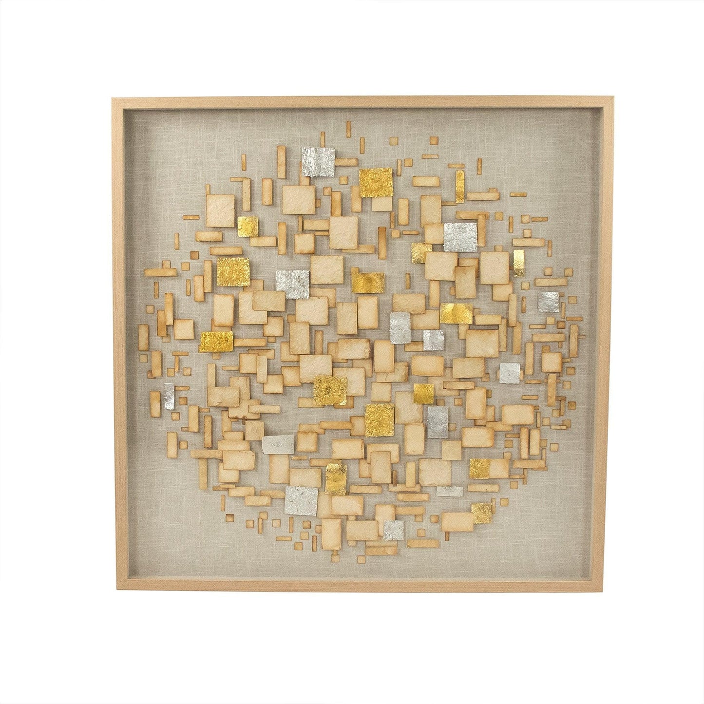 Abstract Paper Framed Wall Art ZEN39029 FredCo