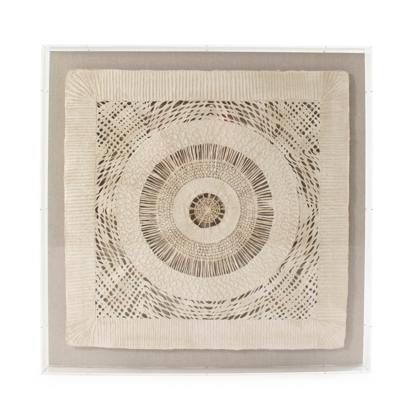 Abstract Paper in Acrylic Wall Art ZEN38524C FredCo