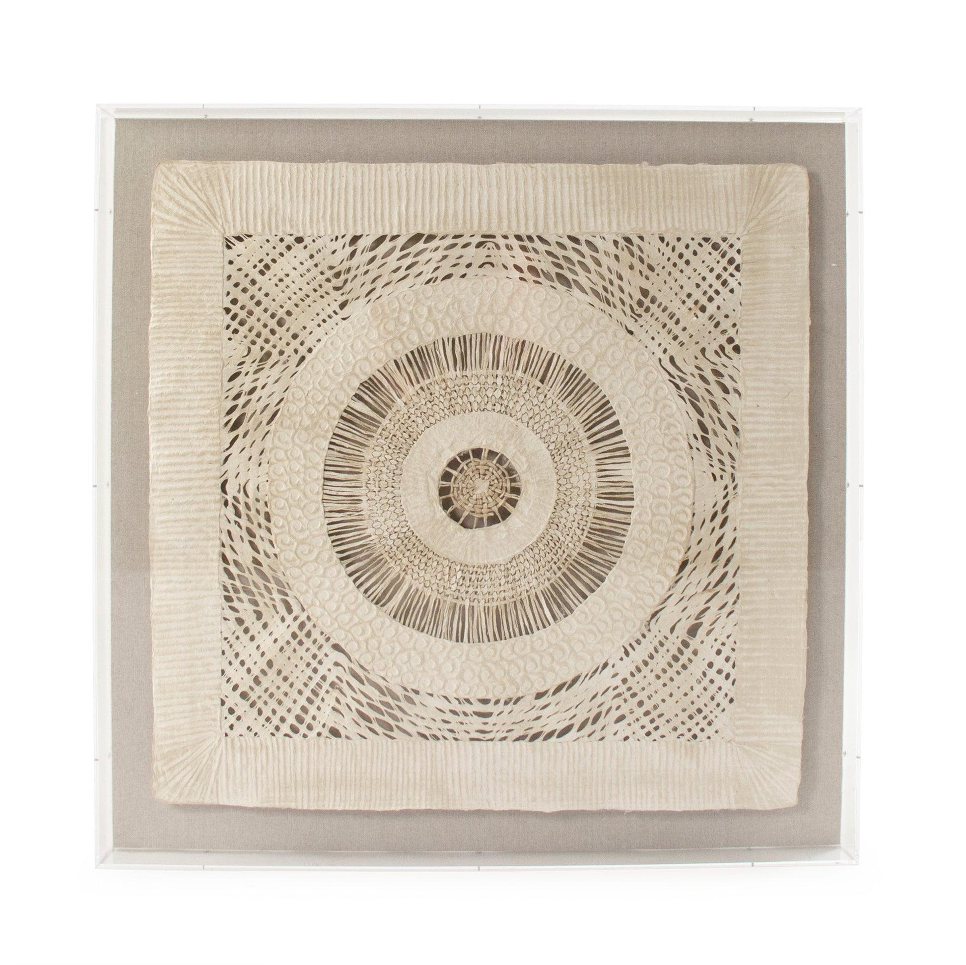 Abstract Paper in Acrylic Wall Art ZEN38524C FredCo