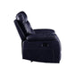 ACME Aashi Loveseat w/Console (Motion), Navy Leather-Gel Match FredCo