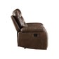 ACME Aashi Recliner , Brown Leather-Gel Match FredCo