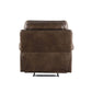 ACME Aashi Recliner , Brown Leather-Gel Match FredCo