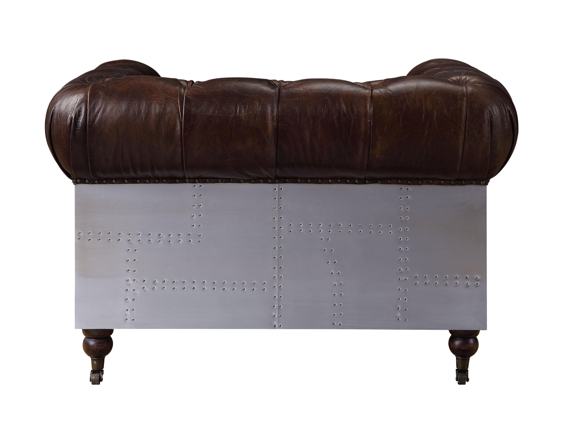 ACME Aberdeen Chair, Vintage Brown Top Grain Leather FredCo