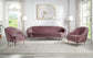 ACME Abey Chair, Pink Velvet FredCo