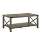 ACME Abiram Coffee Table, Rustic Oak Finish FredCo