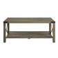 ACME Abiram Coffee Table, Rustic Oak Finish FredCo