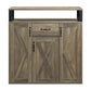 ACME Abiram Server, Rustic Oak Finish FredCo