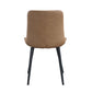 ACME Abiram Side Chair (Set-2), Brown PU FredCo