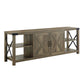 ACME Abiram TV Stand, Rustic Oak Finish FredCo