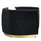 ACME Achelle Chair w/pillow, Black Velvet FredCo