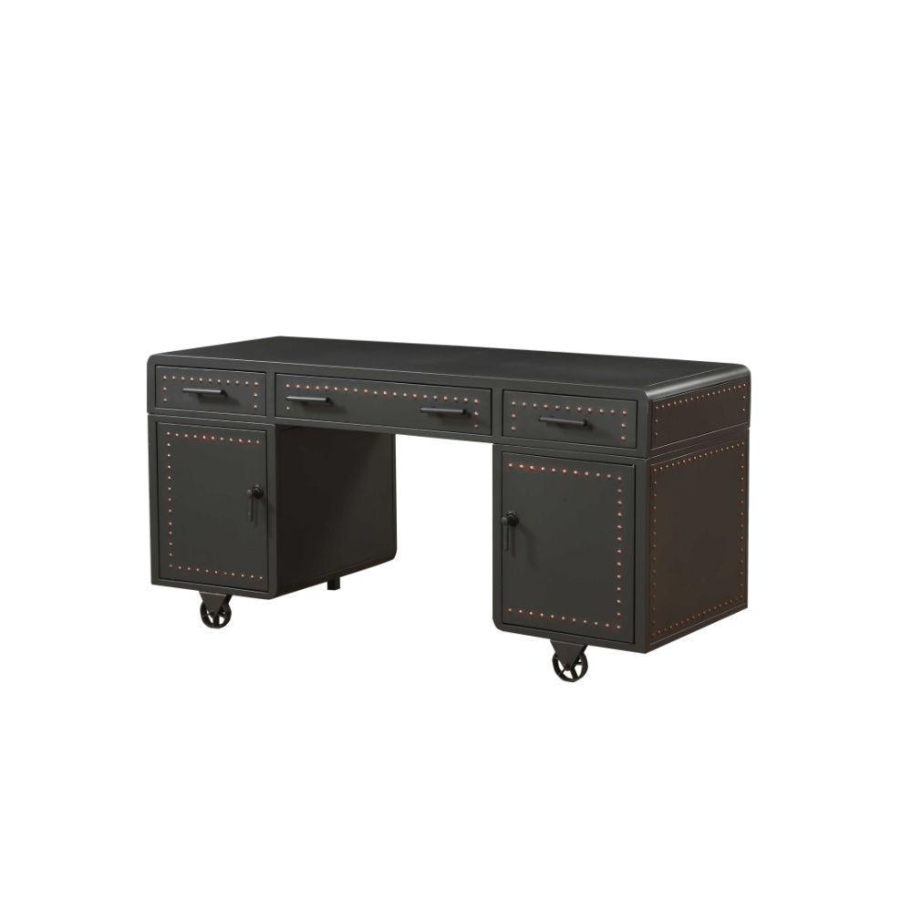 ACME Actaki Desk, Sandy Gray 92430 FredCo