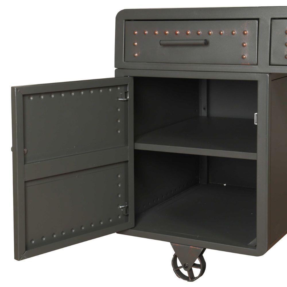 ACME Actaki Desk, Sandy Gray 92430 FredCo