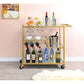 ACME Adamsen Serving Cart, Champagne & Mirror FredCo