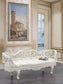 ACME Adara Bench, Antique White Finish FredCo
