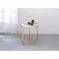 ACME Alivia End Table, Rose Gold & Frosted Glass FredCo