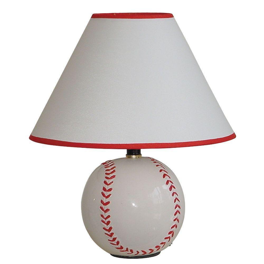 ACME All Star Lamps Table Lamp (Set-8), Baseball FredCo