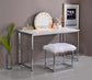 ACME Alma Accent Mirror, White Finish FredCo