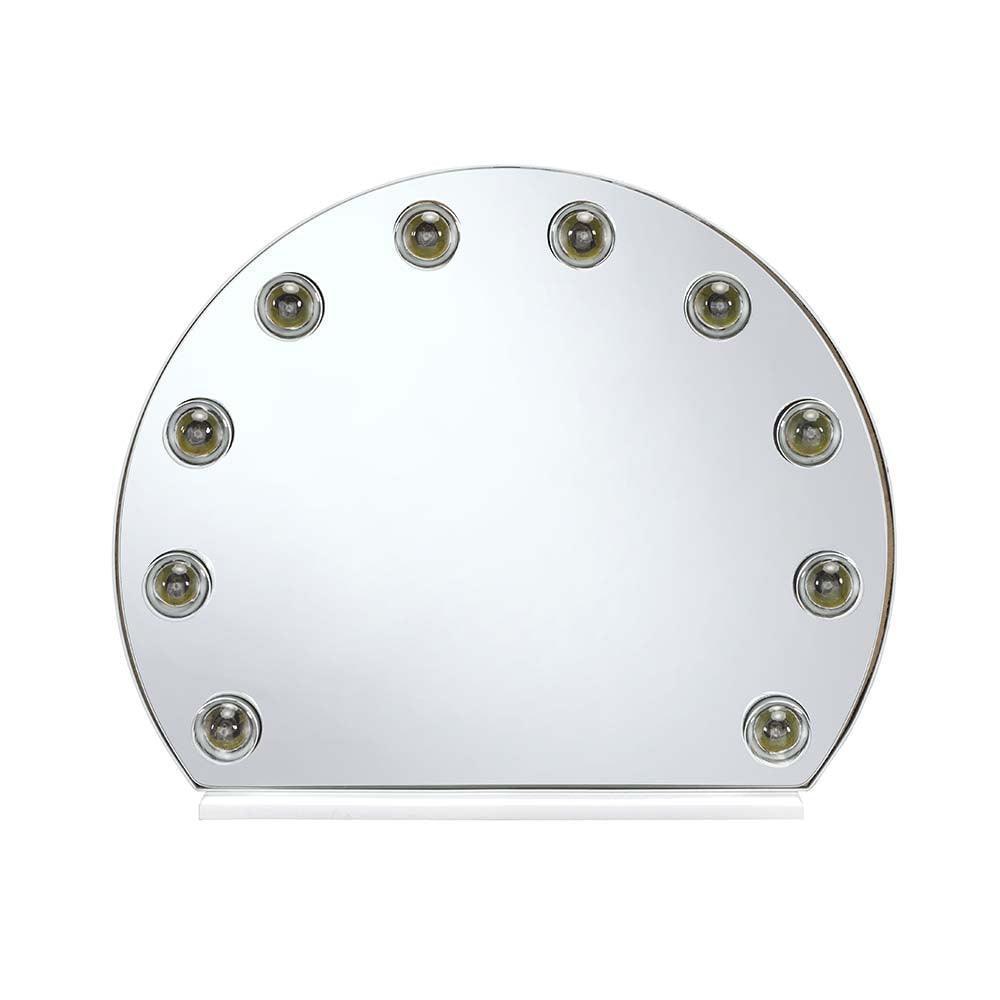 ACME Alma Accent Mirror, White Finish FredCo