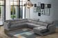 ACME Alwin Modular LF Sofa, Dark Gray Fabric FredCo