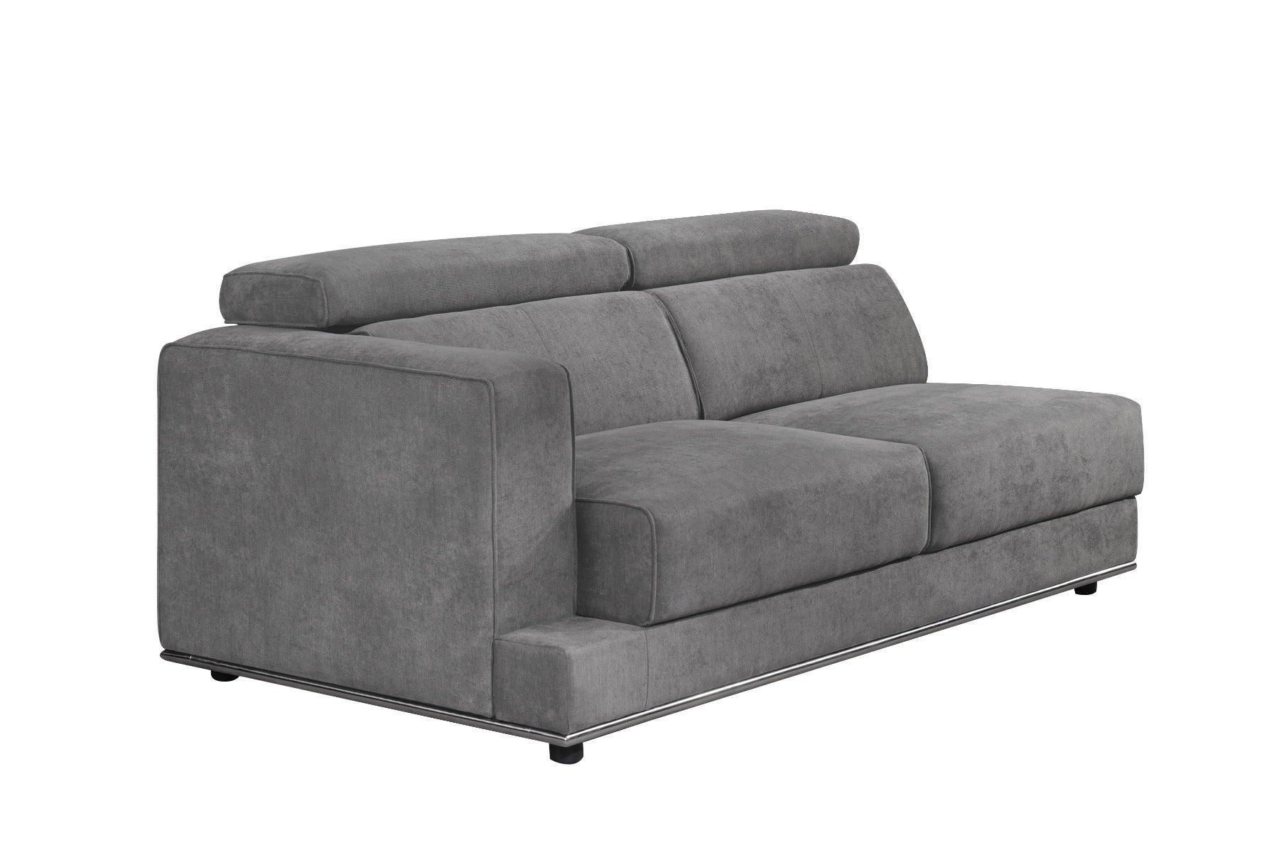 ACME Alwin Modular LF Sofa, Dark Gray Fabric FredCo