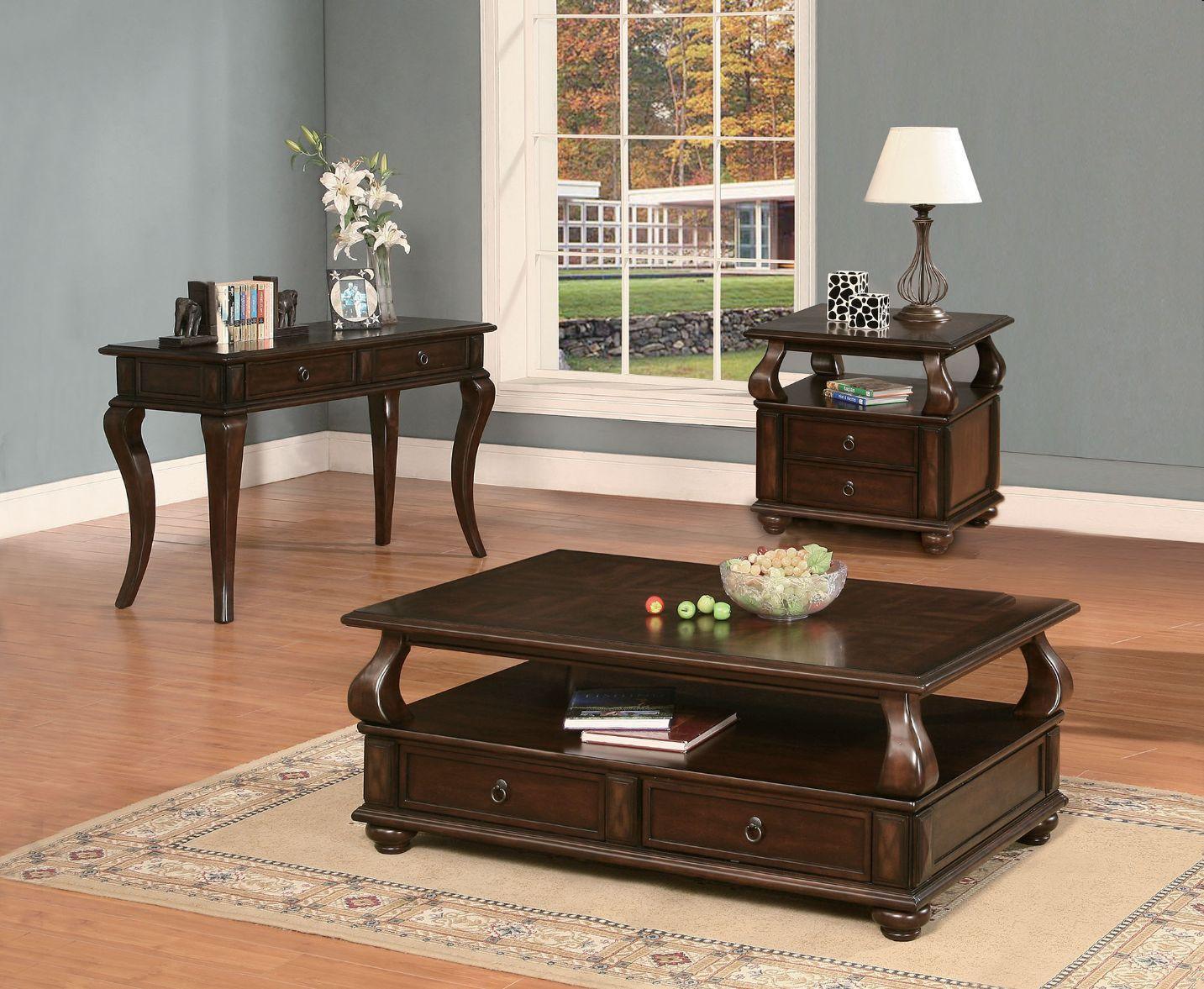 ACME Amado Coffee Table, Walnut FredCo