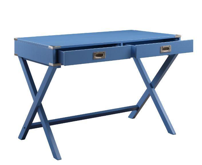 ACME Amenia Writing Desk, Blue Finish FredCo