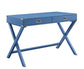ACME Amenia Writing Desk, Blue Finish FredCo