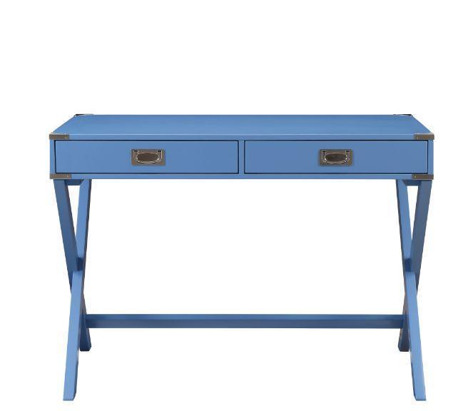 ACME Amenia Writing Desk, Blue Finish FredCo