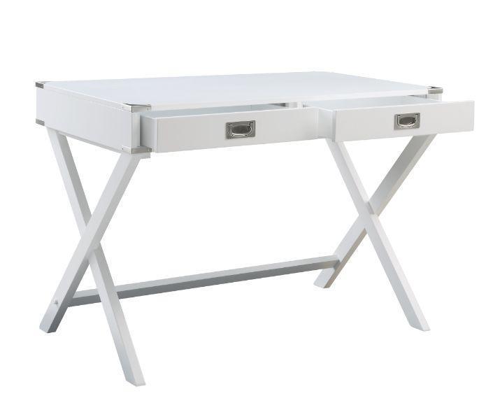 ACME Amenia Writing Desk, White Finish FredCo