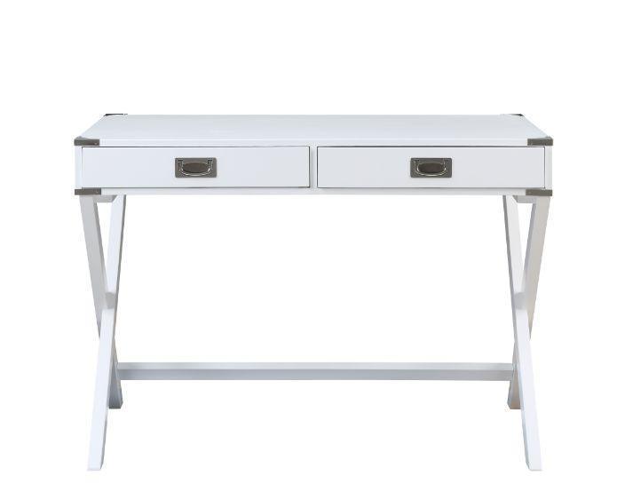 ACME Amenia Writing Desk, White Finish FredCo