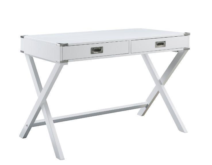 ACME Amenia Writing Desk, White Finish FredCo