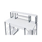 ACME Amiel Music Recording Studio Desk, White & Black FredCo