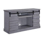 ACME Amrita TV Stand w/Fireplace, Gray Oak FredCo