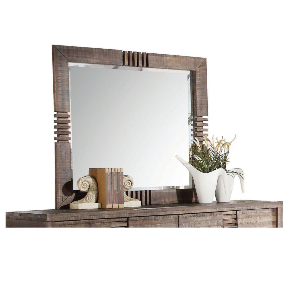 ACME Andria Mirror, Reclaimed Oak FredCo