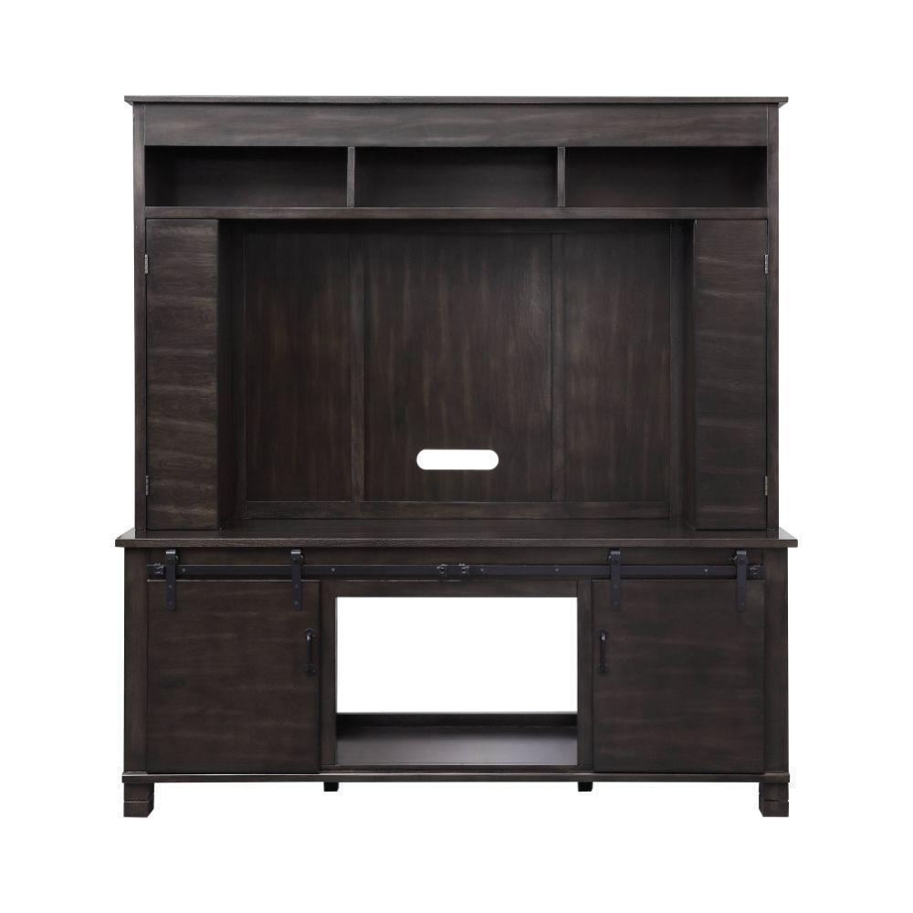 ACME Apison Entertainment Center w/Fireplace, Espresso FredCo