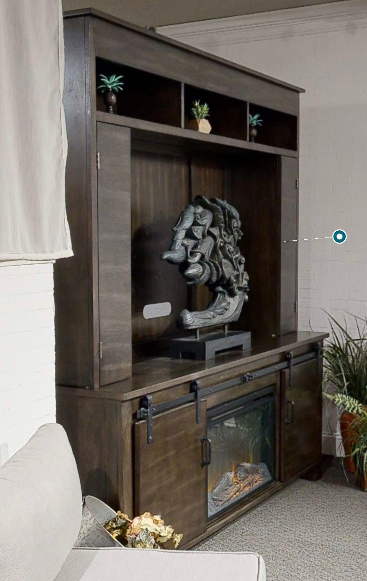 ACME Apison Entertainment Center w/Fireplace, Espresso FredCo