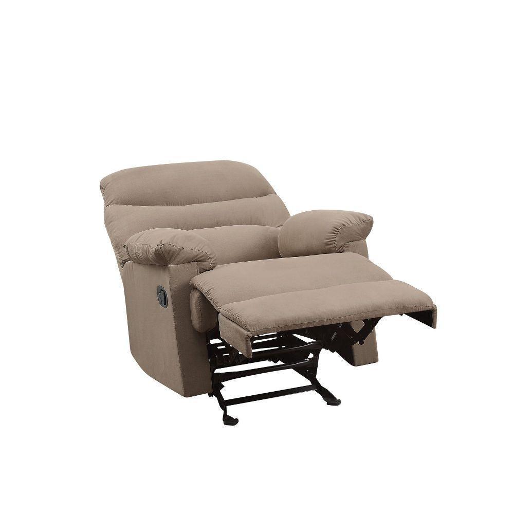 ACME Arcadia Glider Recliner, Light Brown MFB FredCo