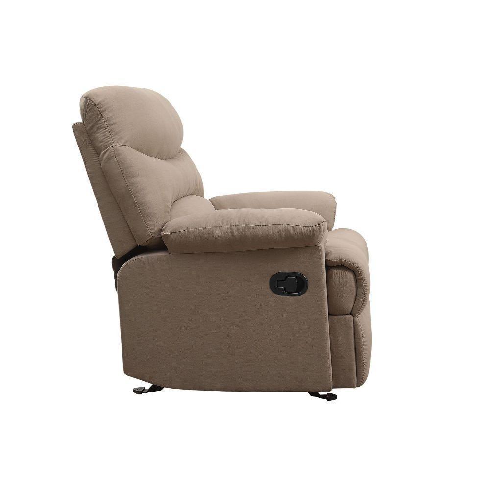 ACME Arcadia Glider Recliner, Light Brown MFB FredCo